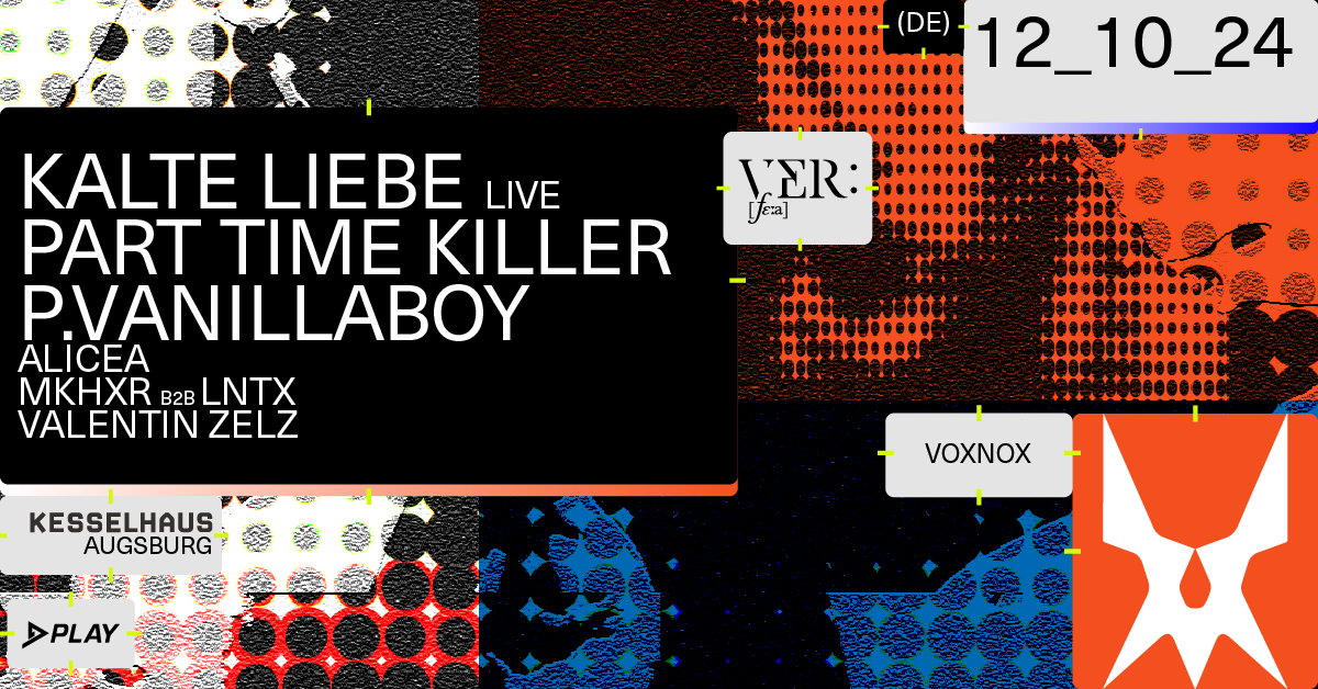 PLAY X VOXNOX SHOWCASE - KALTE LIEBE LIVE - KESSELHAUS AUGSBURG